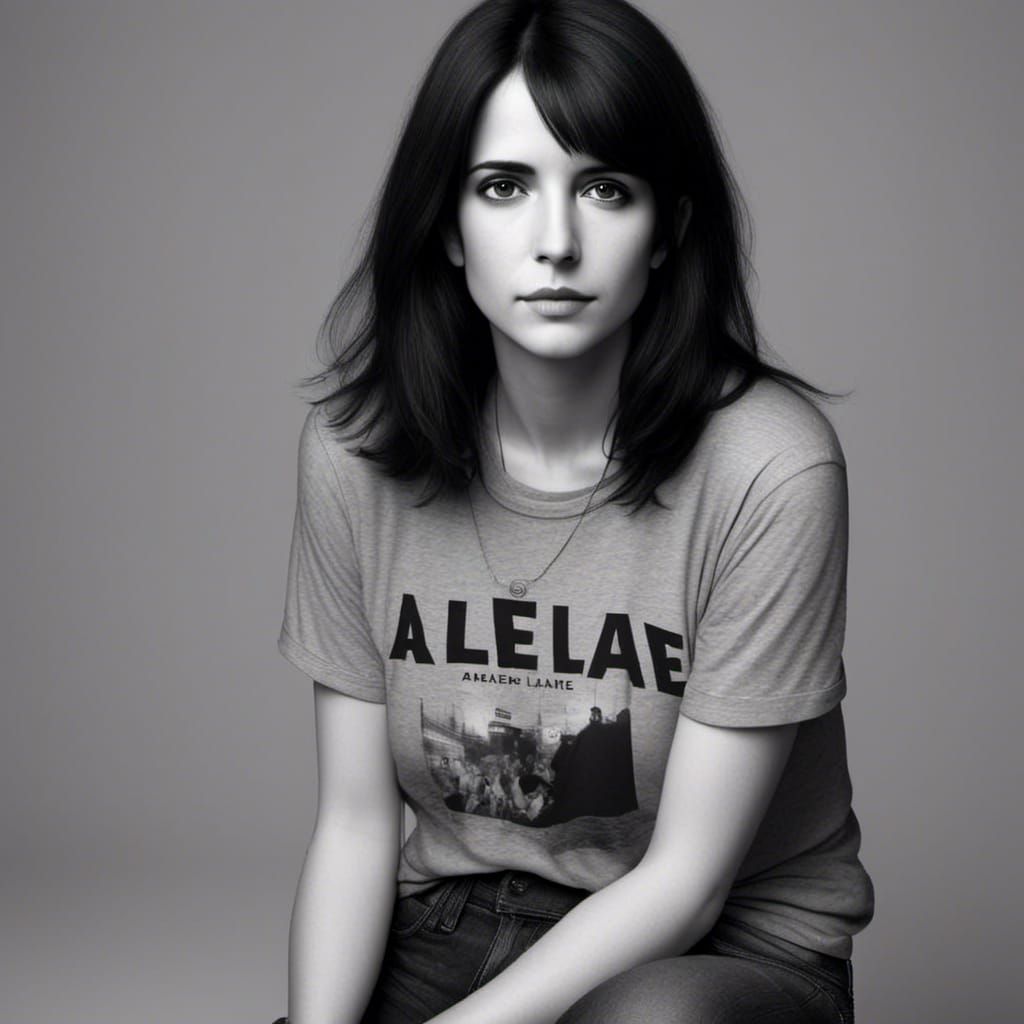 Black and White Portrait at Concert