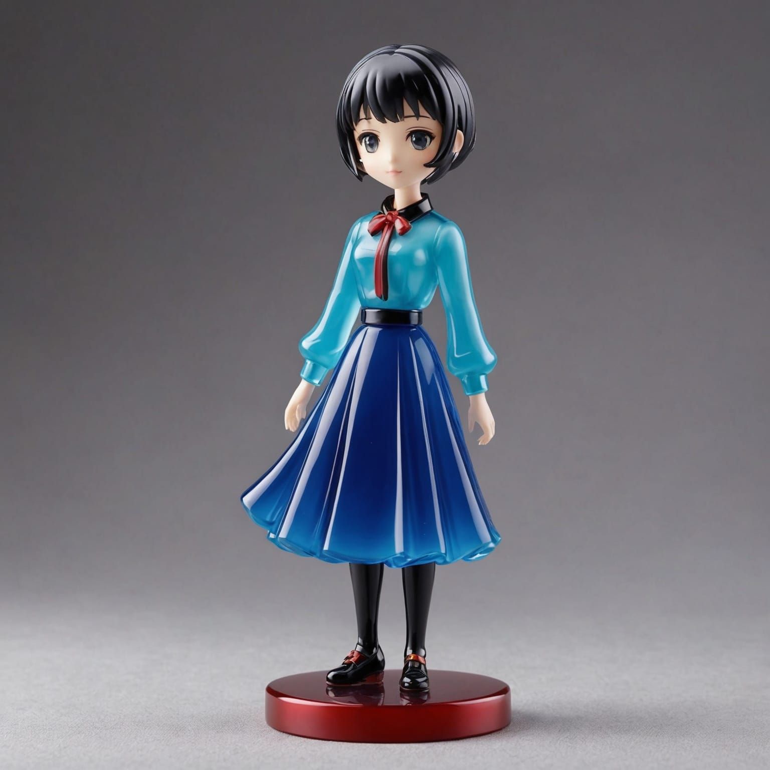 Anime Glass Figurine of a Woman