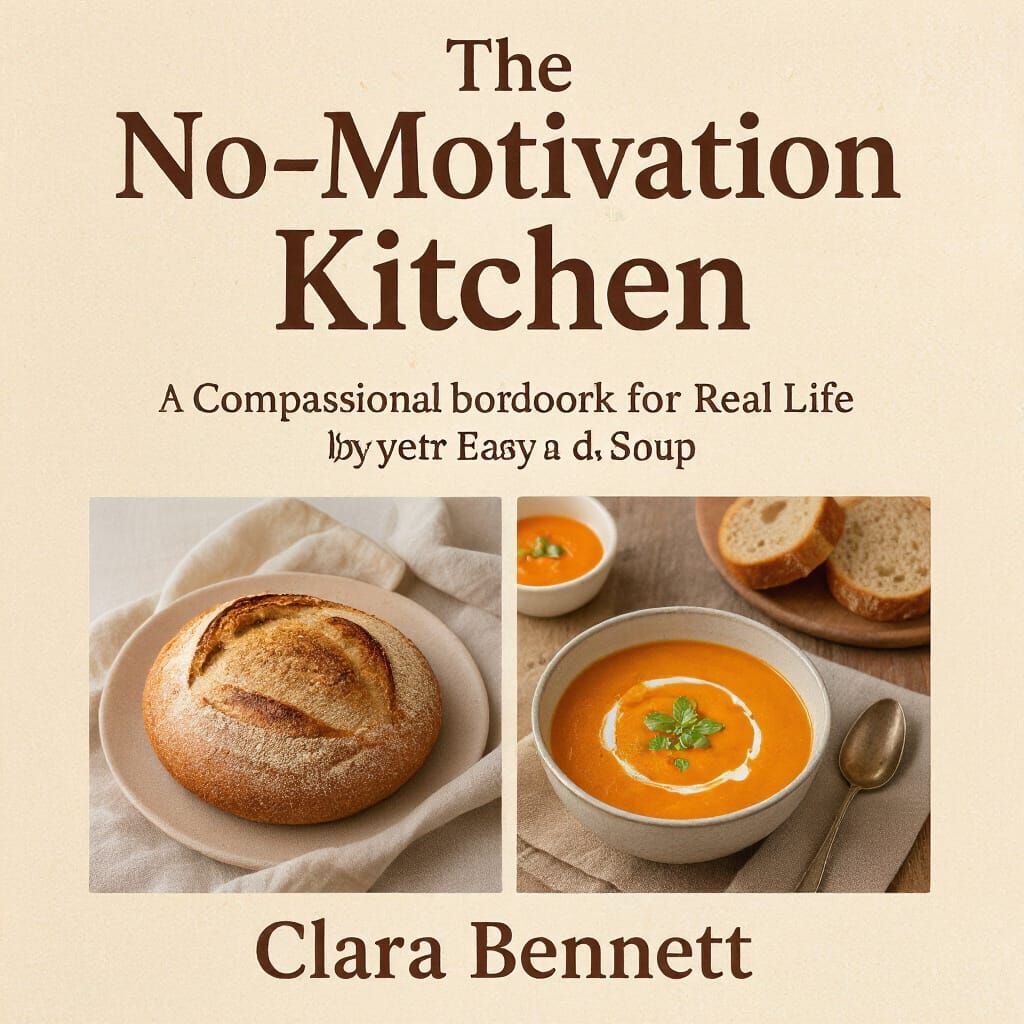 The No-Motivation Kitchen Cookbook Cover