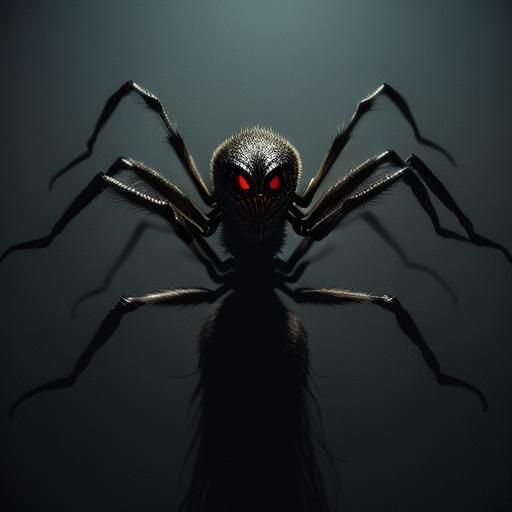 Cinematic Werespider Spinner of Illusions Film Still