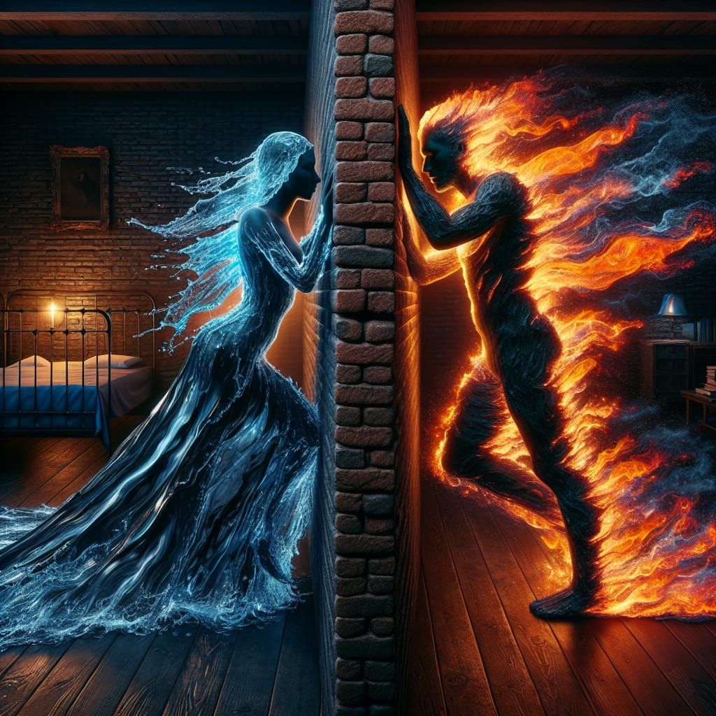 Water and Fire Longing for Connection