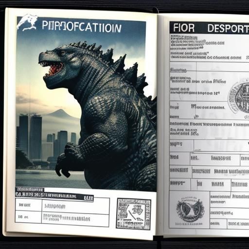 Godzilla's Passport: An AI Concept