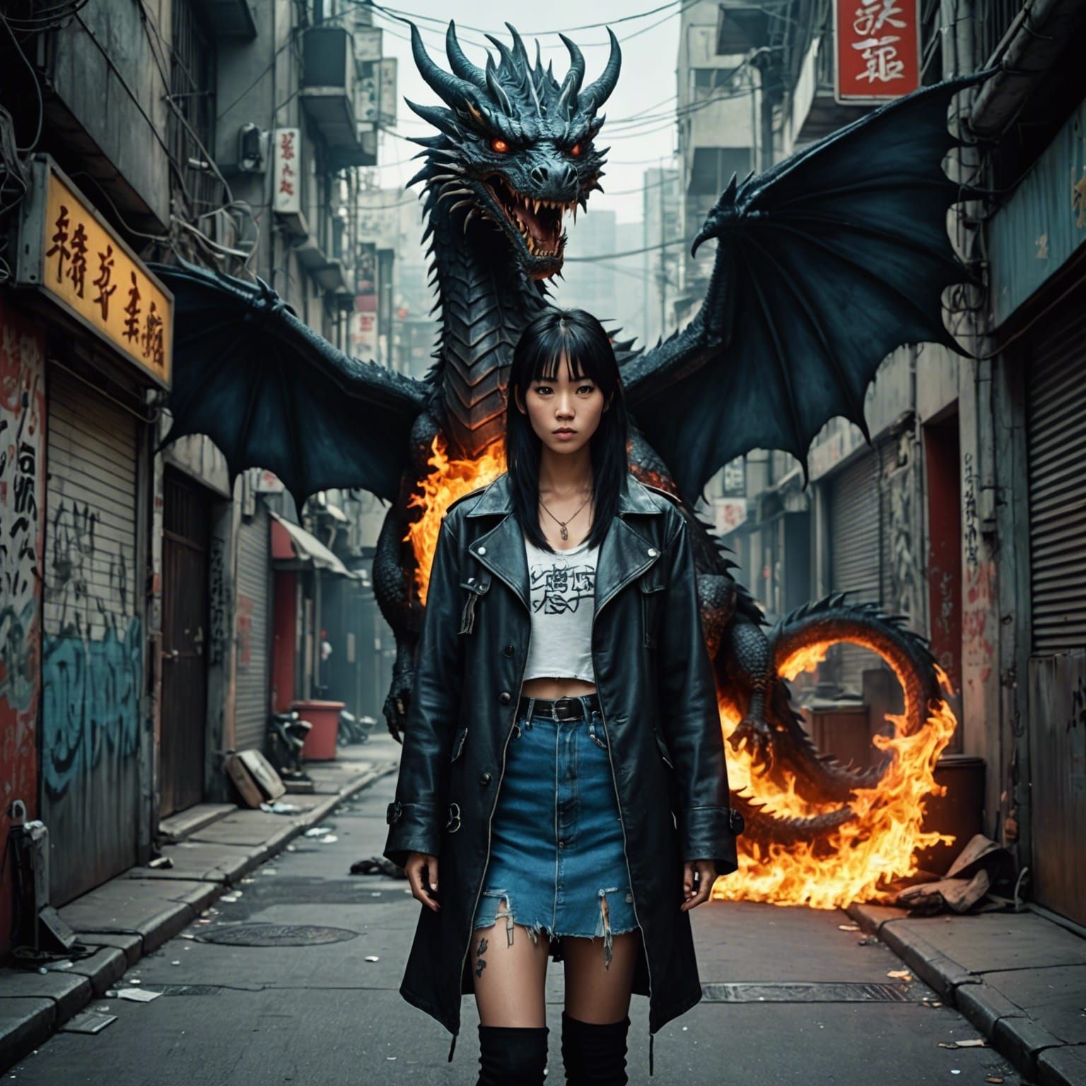 In all legends, a dragon's beloved never has to endure fear,...