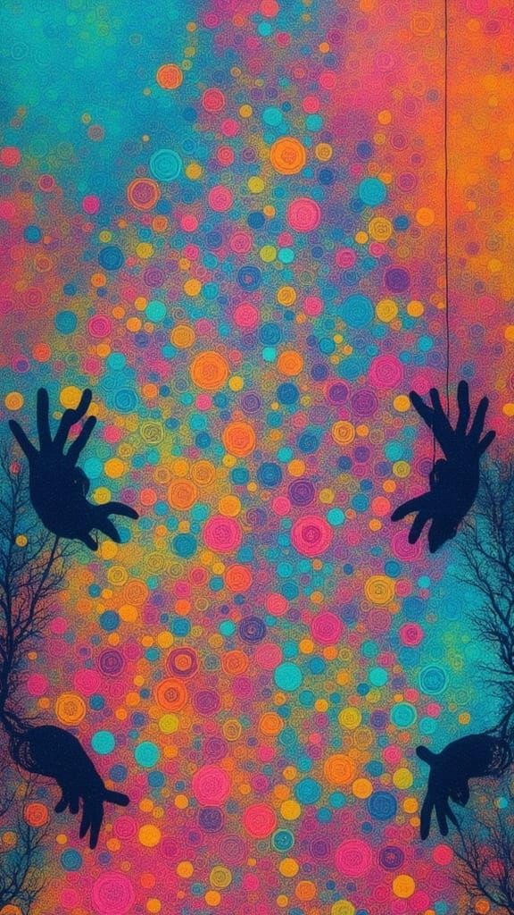 [🟰, ➖, ✖️] <lora:Flux GelliCat:1.0> MultipleIdeas_plaid_psychobending <lora:G1i7ch5c4p3:1.0>