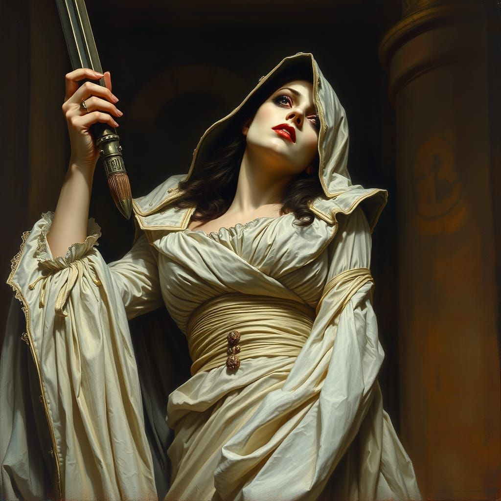 Female Phantom of the Opera in Assassin's Creed Style