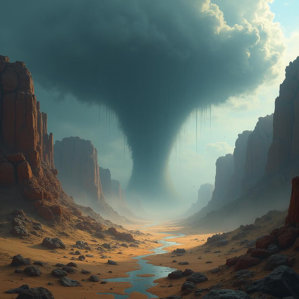 Dramatic Weatherscape: Fantasy Concept Art
