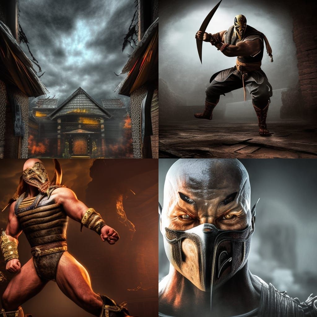 Hyperrealistic Sindel from Mortal Kombat