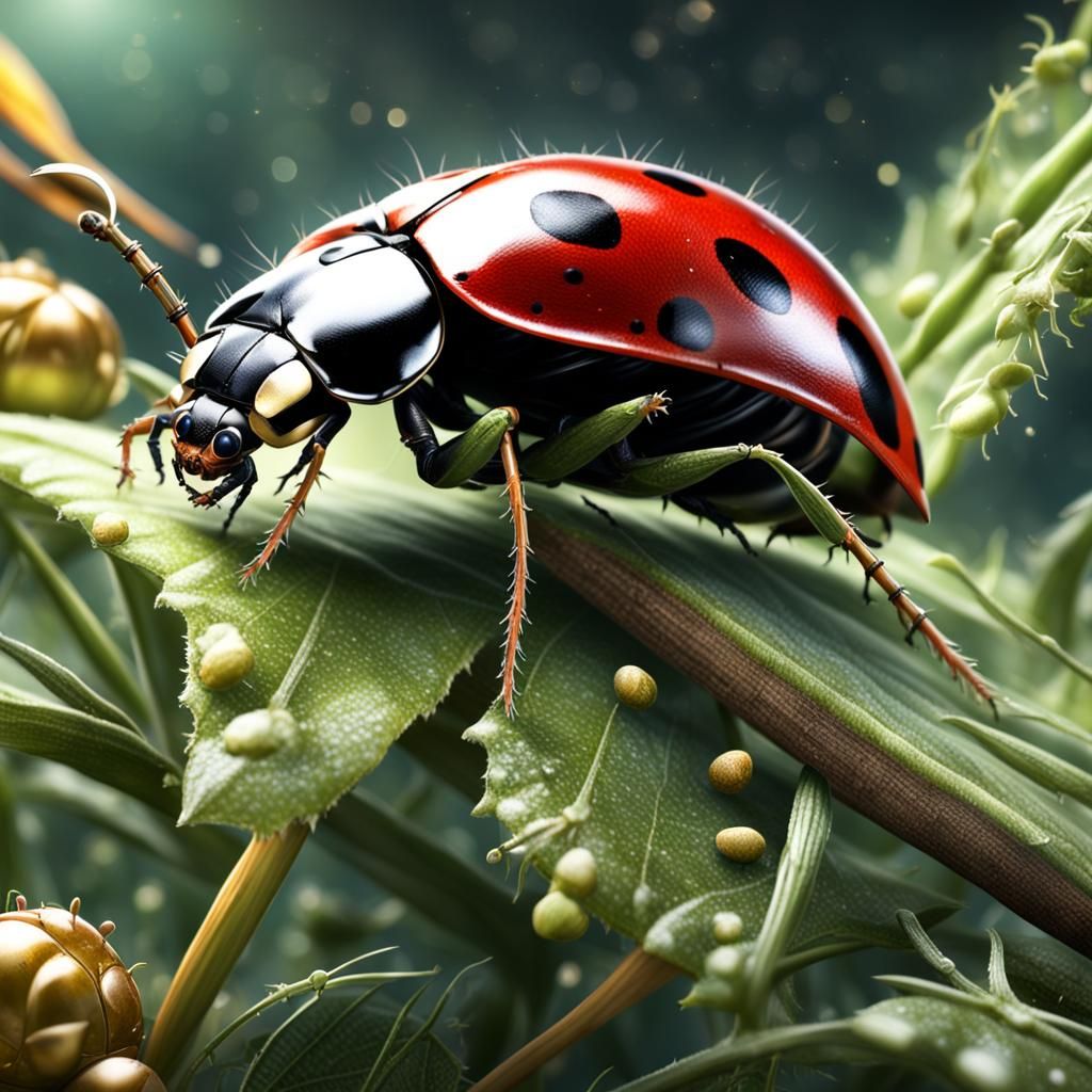Ladybug Samurai vs Mantis: Epic Digital Battle