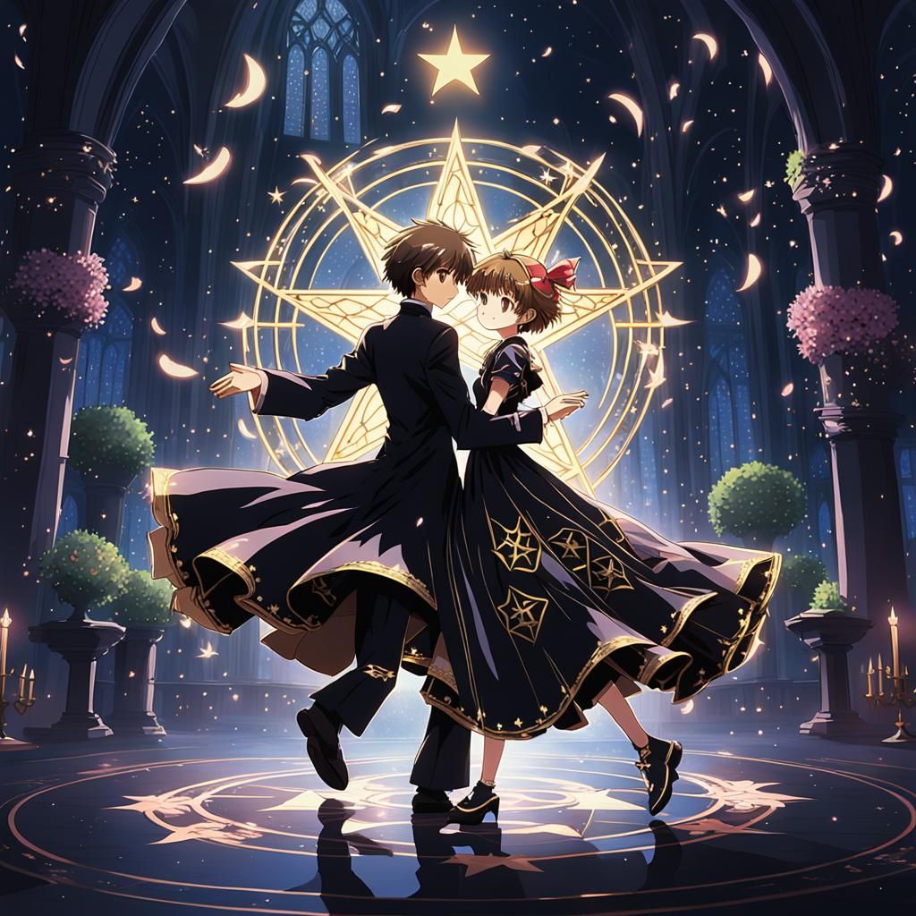 Cardcaptor Sakura and Li Syaoran Gothic Dance