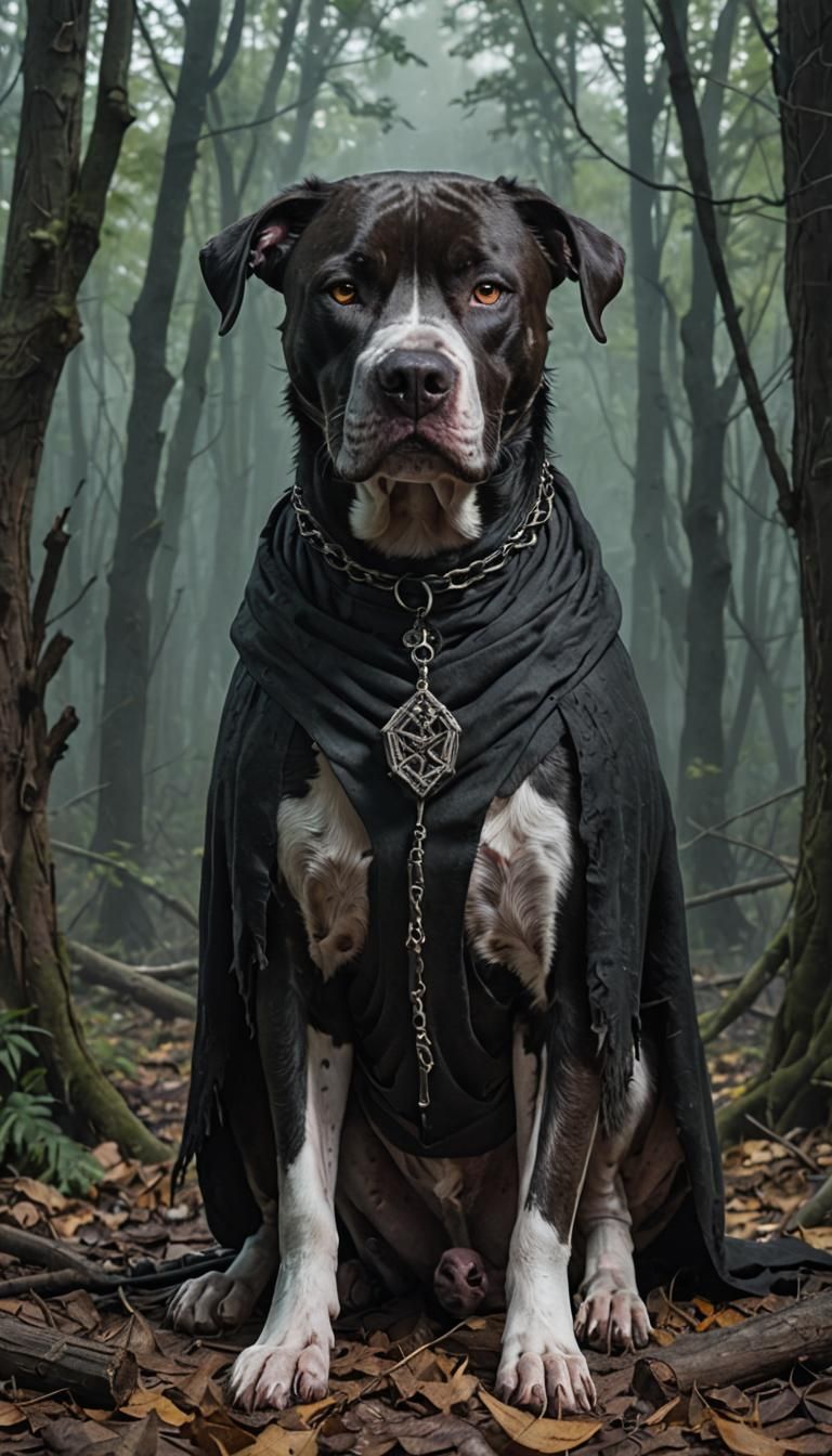 Pitbull as Baba Yaga: A John Wick AI Rendition