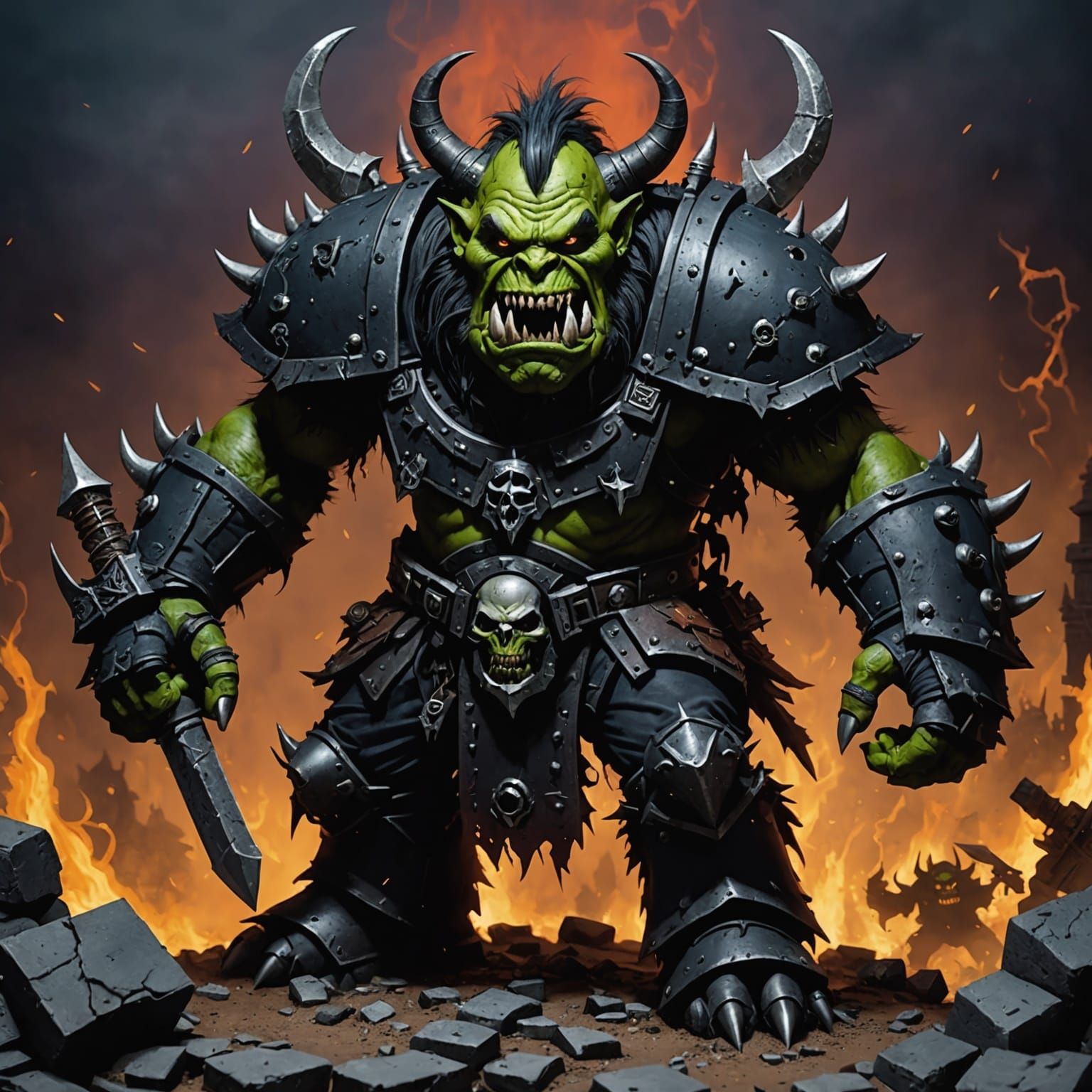 Menacing Midnight Nightmare Ork