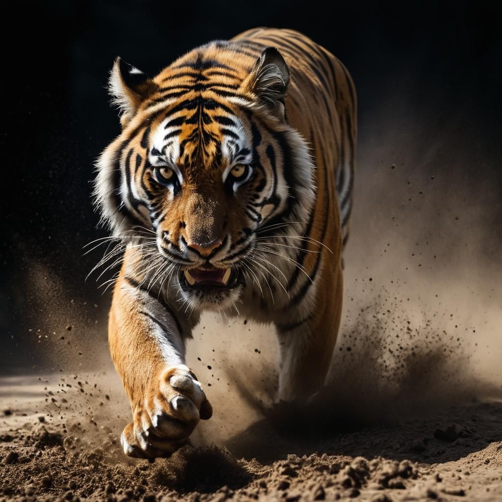Bengal Tiger Leaps: Dramatic Wildlife Photography