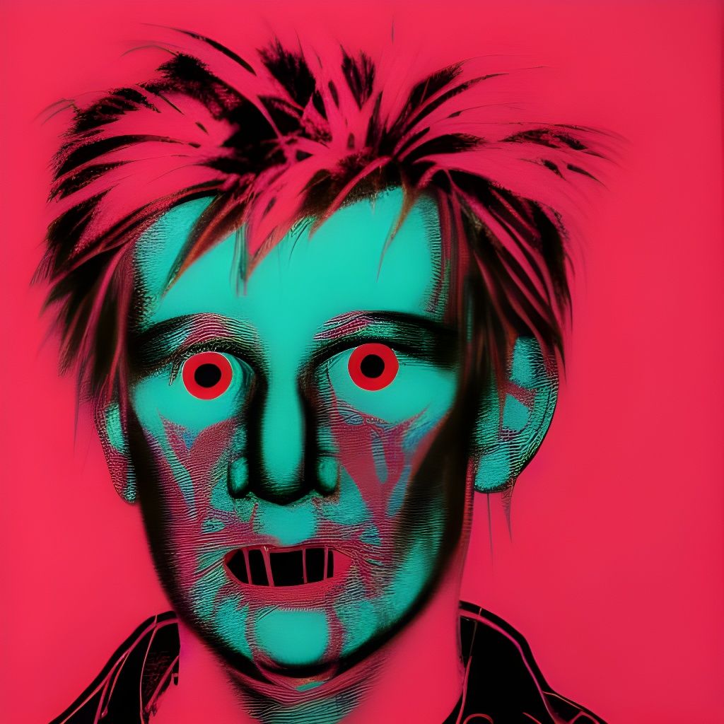 Anxious Homunculus in Hyperdetailed Horror Art