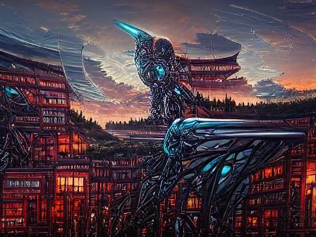 Evangelion Robot Battle Cry with Firefly Blade