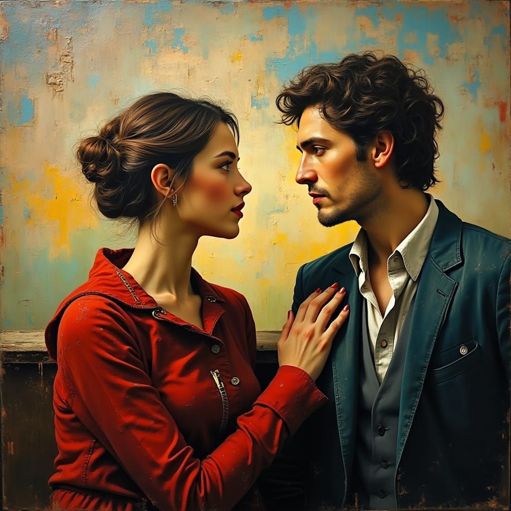 Romantic Couple in Soft Focus