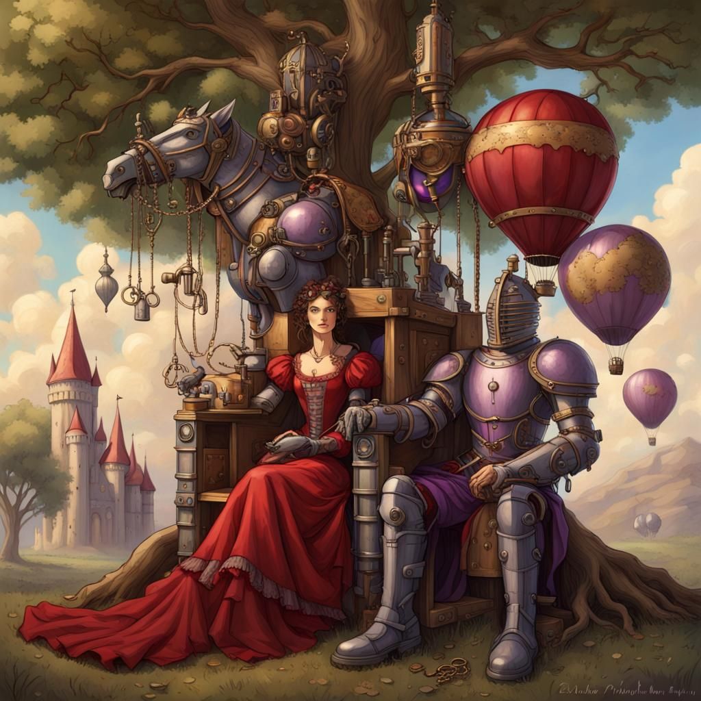Steampunk Camelot: Lancelot and Guinevere's Secret Rendezvou...