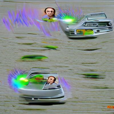 Distorted Nicolas Cage Portrait: Bass Boosted Effect