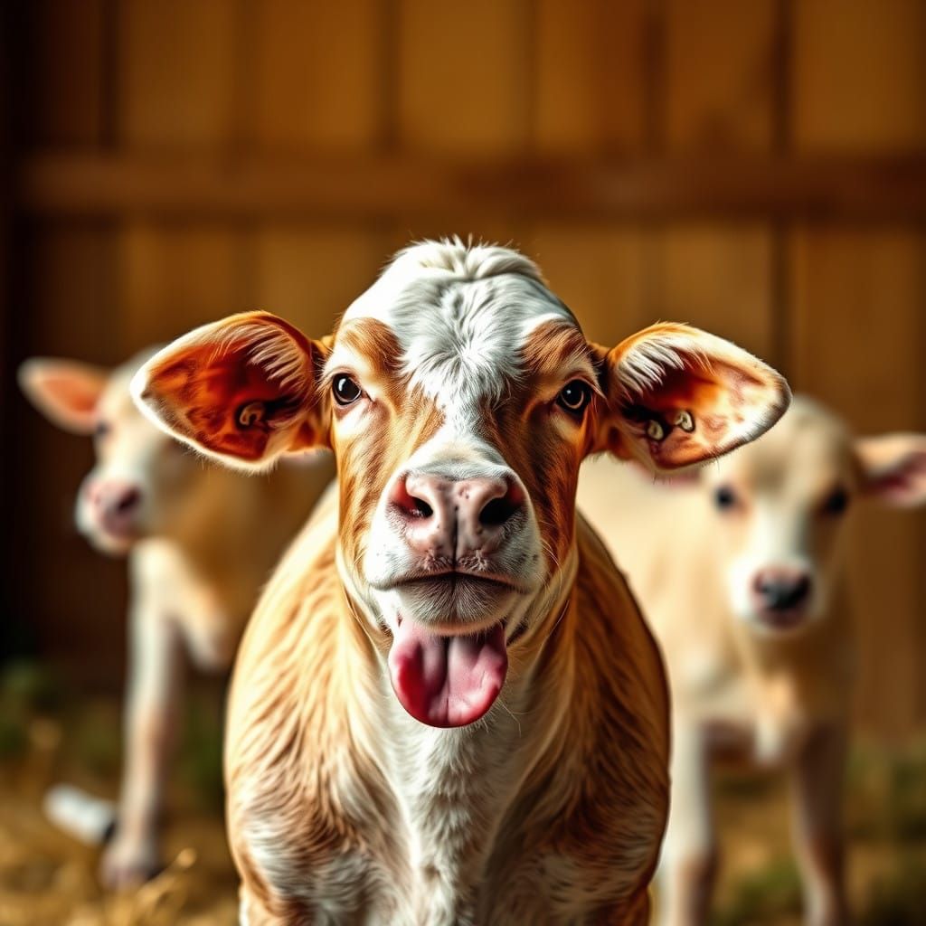 Vegans for Animal Rights Protest in Vibrant, Fantastical Lan...