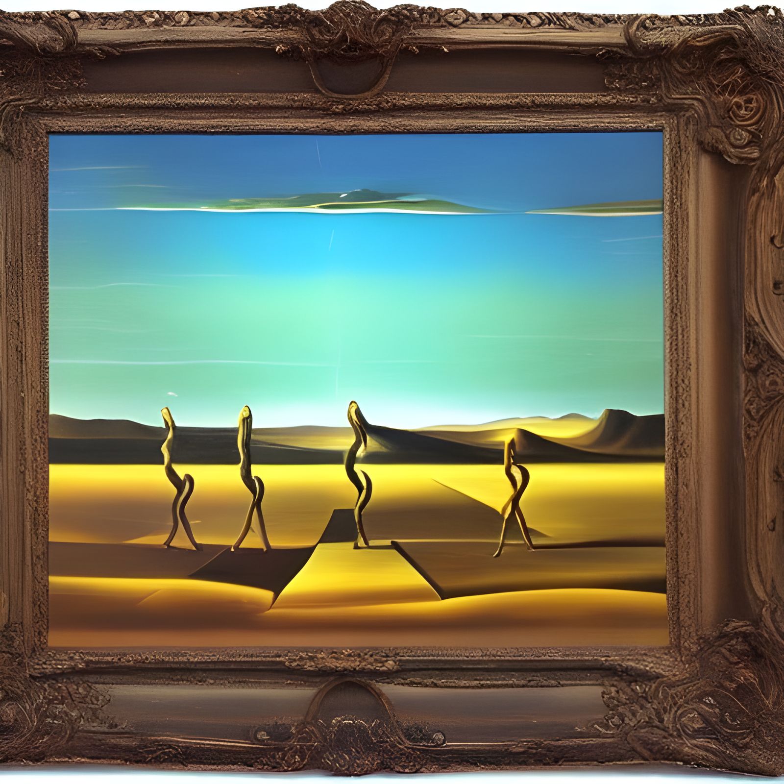 Surreal Aliens Stroll Through Melting Fields