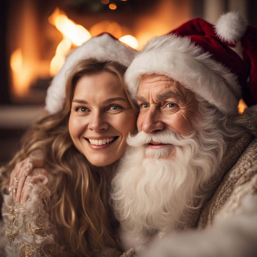 Warm Couple's Intimate Moment by Golden Light