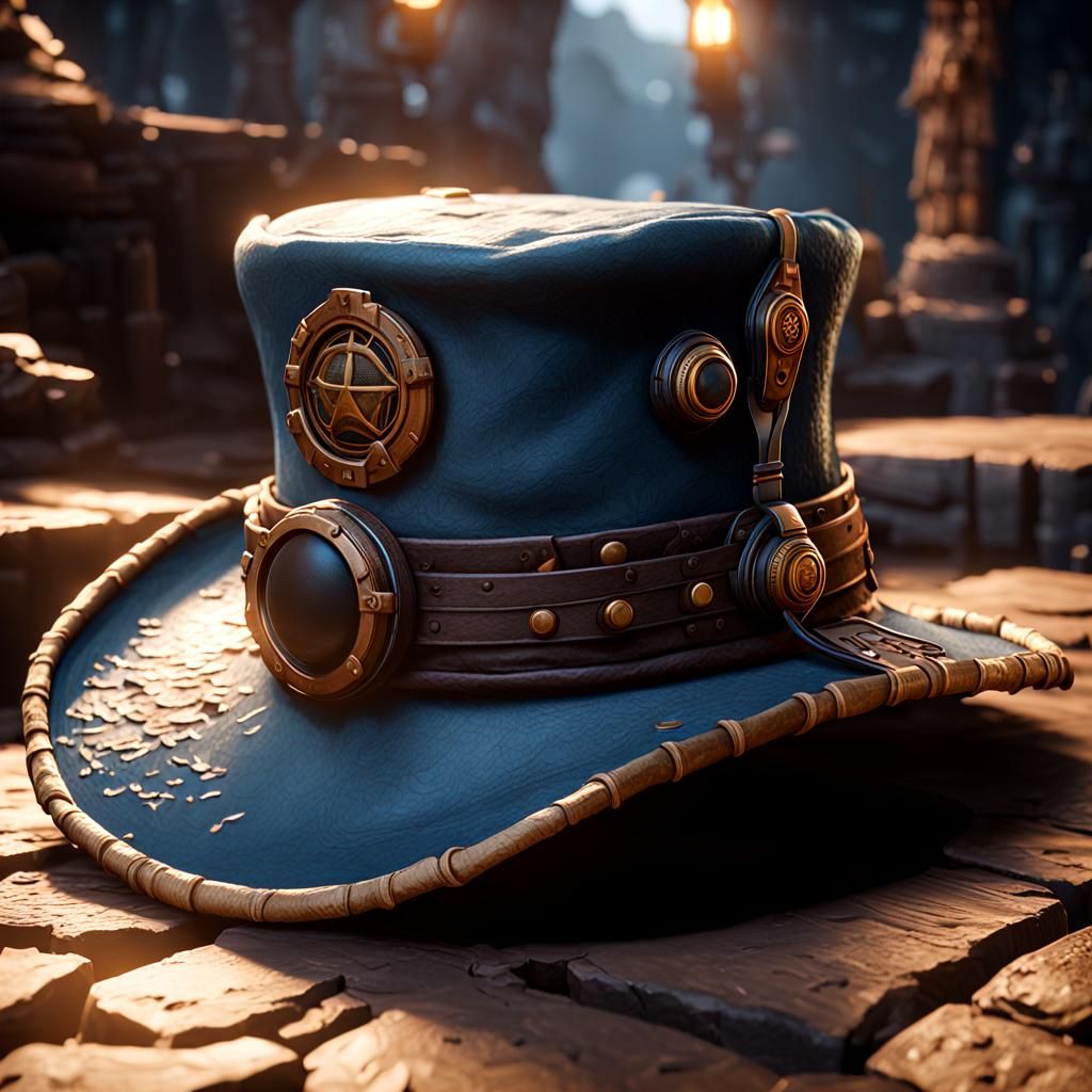 The Best Hat Ever: 3D Game Cinematic Render