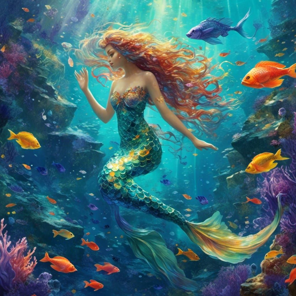 Mermaid's Radiant Realm