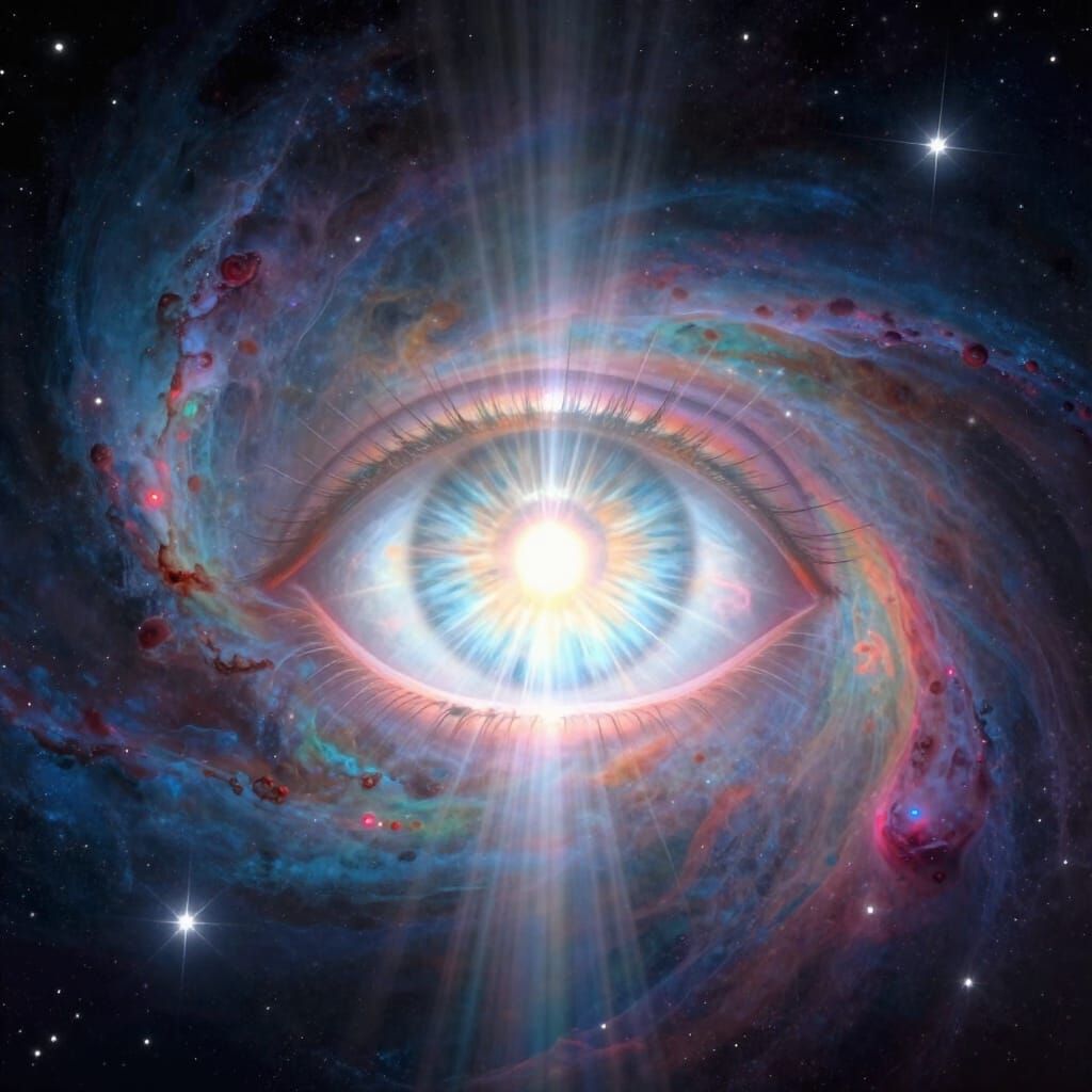 Ethereal Eye of Imagination in Cosmic Void