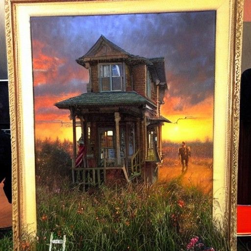 Goosebumps: Oil Painting Inspired by James Gurney