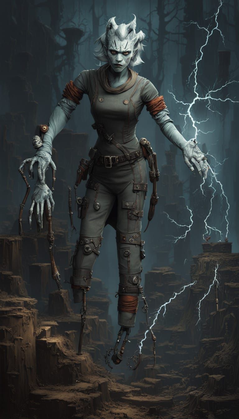 Frankenstein's Ahsoka: Steampunk Horror Reimagined