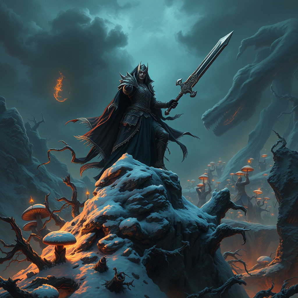 Vespera Valenforge: Warrior on a Ravaged Battlefield