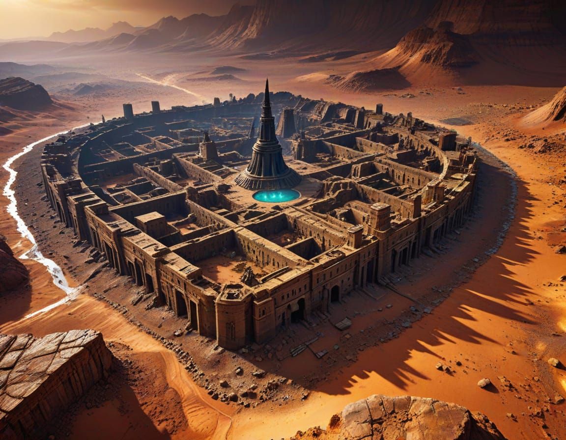 Lost City Unveiled on the Red Planet
