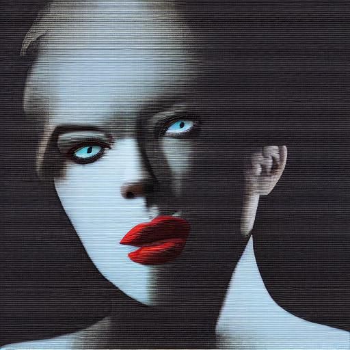 Futuristic Love Story with Vivid Textures