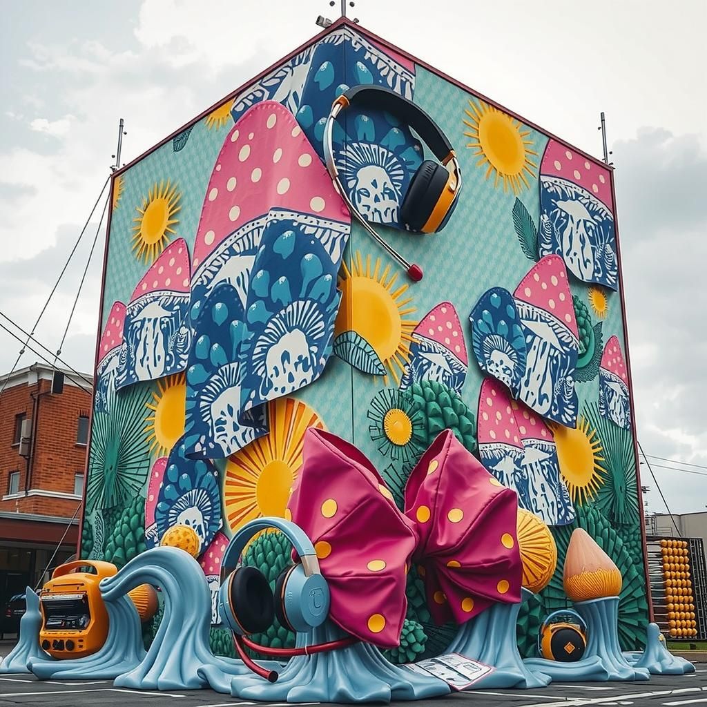 Surreal Mushroom Bureaucracy in Porcelain and Assemblage Art