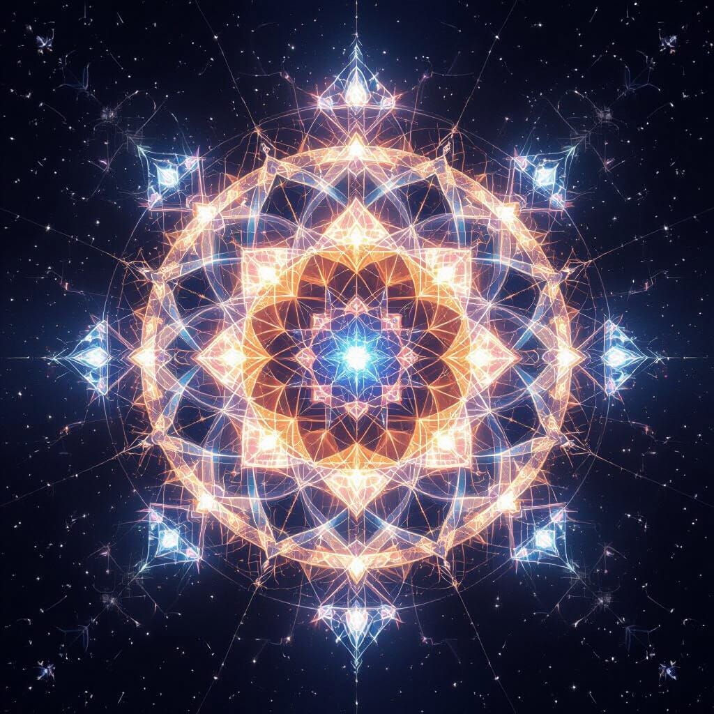 Quantum Singularity: God-Mandala of Sacred Geometry