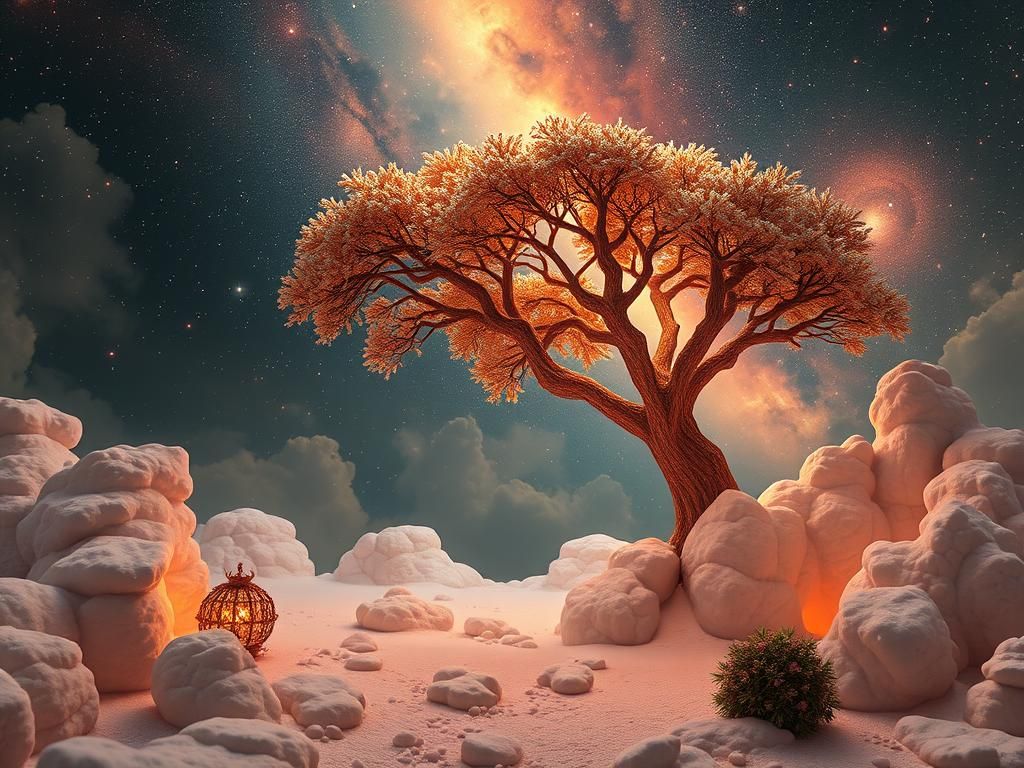 Lovenest in a Hybrid Artificial Atmosphere