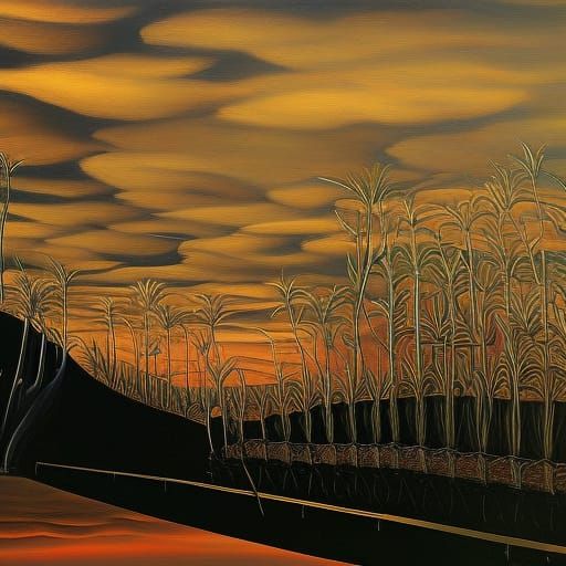 Psychedelic Fractal Dodecahedron in Expressionist Style