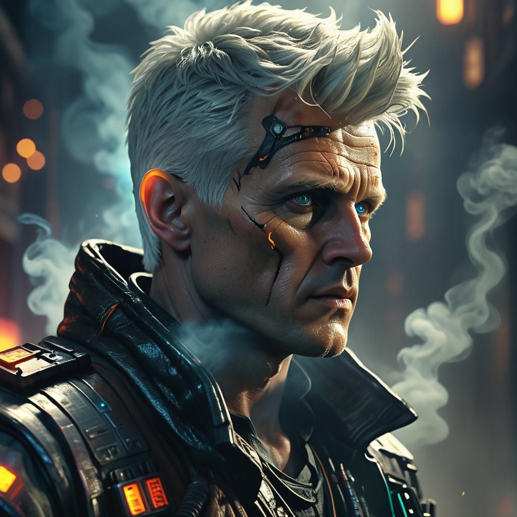 Ethereal Roy Batty in a Dreamlike Fantasy