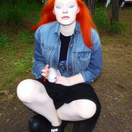 Psychedelic Mosquito Girl: Hallucinatory Art