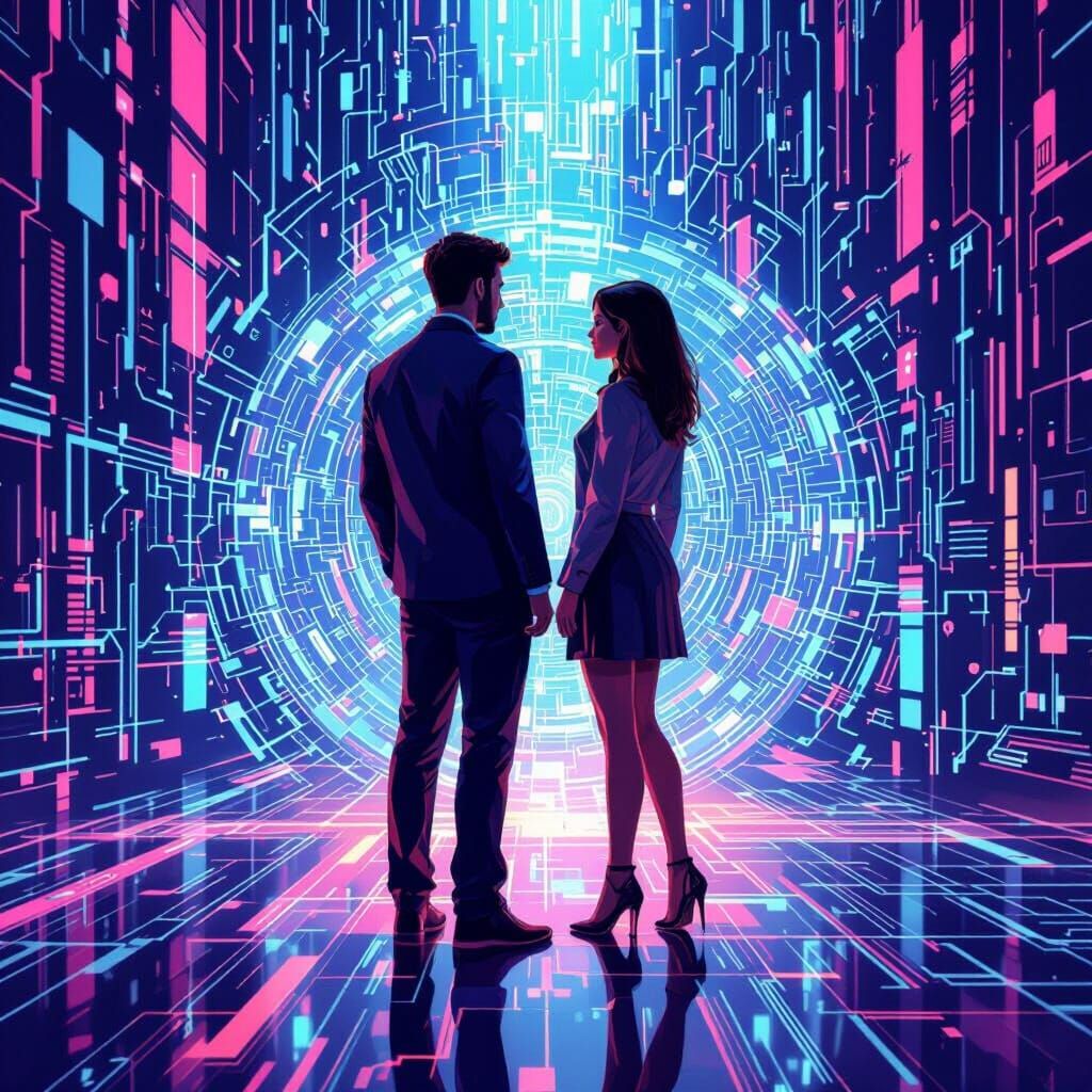 AI Integration: Future School Vision in NFT Style