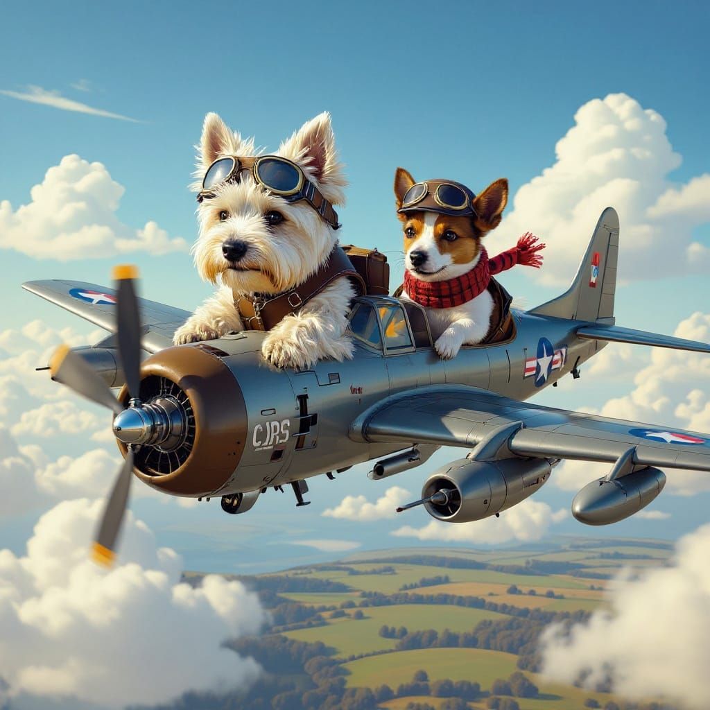 Captain Brad and his first officer Odie