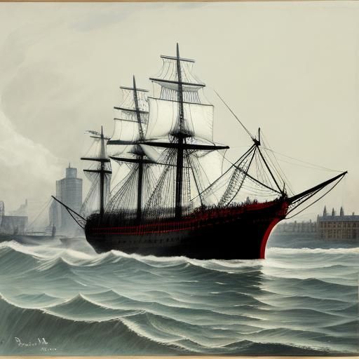 Raleigh as a Whimsical Flying Ship