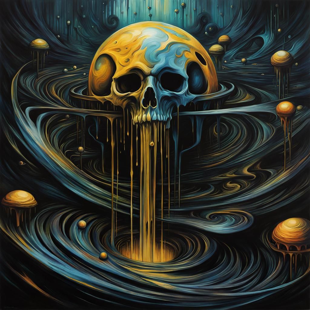 Grimdark Social Singularity Event in Digital Art