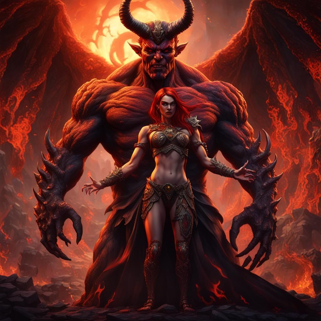Lilith and Lucifer: A Demon Couple's Love
