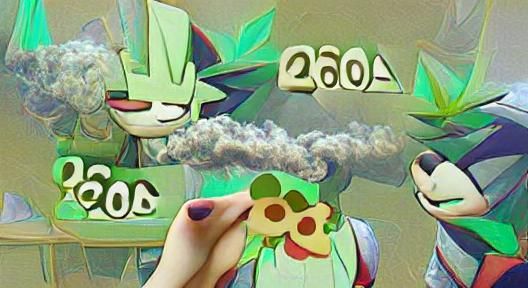 Abstract 4:20 Time Concept