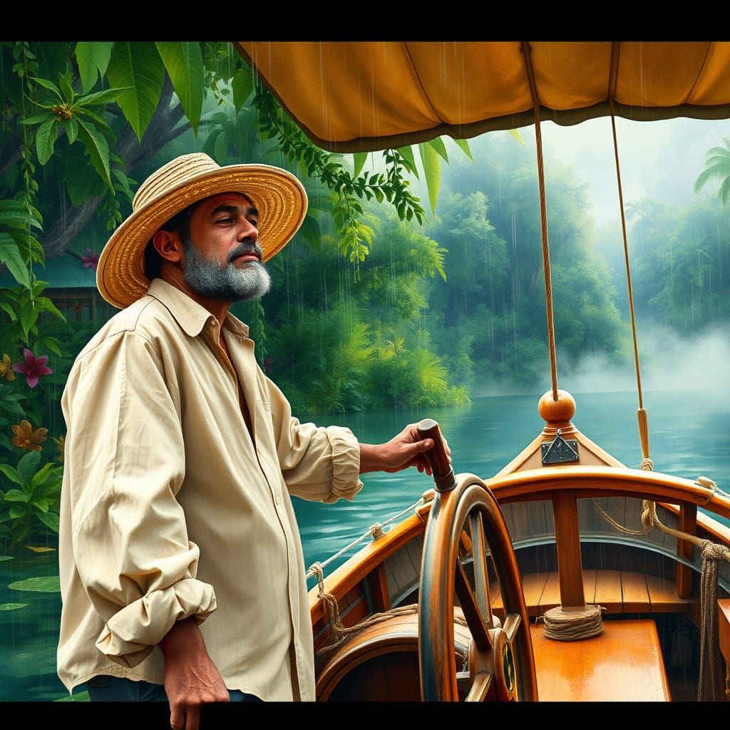 Amazon River Sailor in Earth-Toned Linen