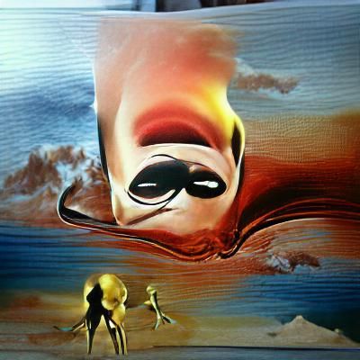 The Incredibles in a Surrealist Style