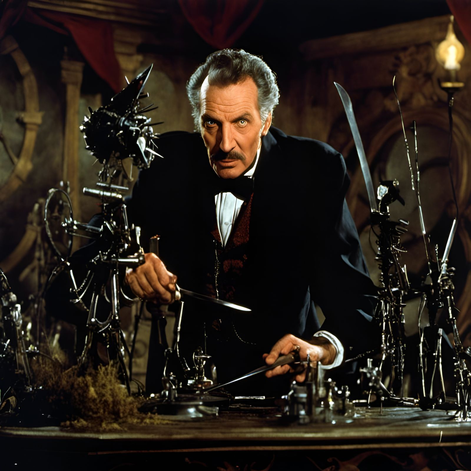 Vincent Price as Edward Scissorhands Inventor