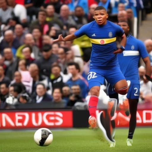 Kylian Mbappe Portrait