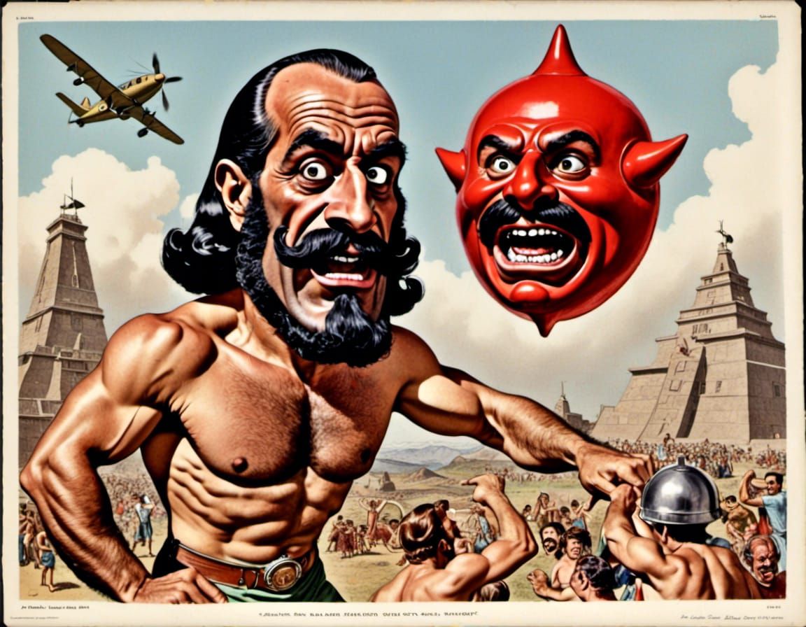 the flying mask of Zardoz