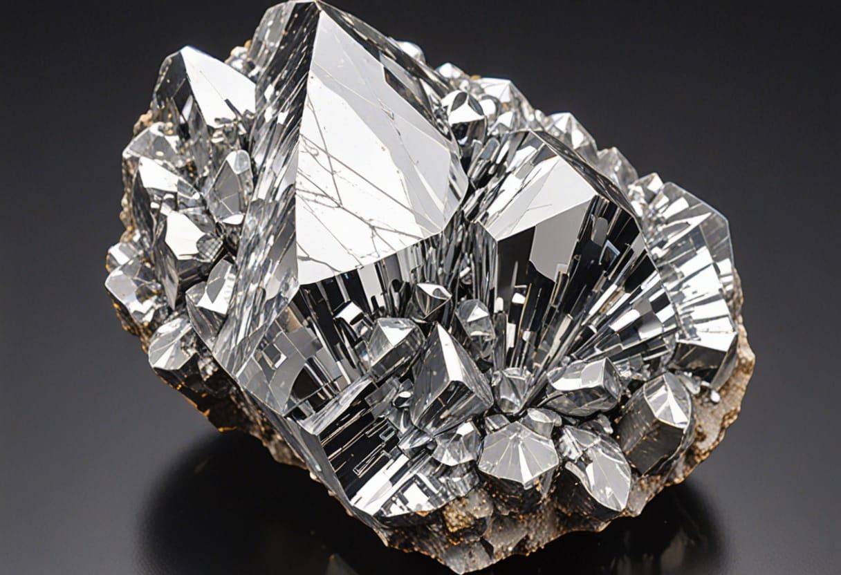 Natural Lead Crystal Formation